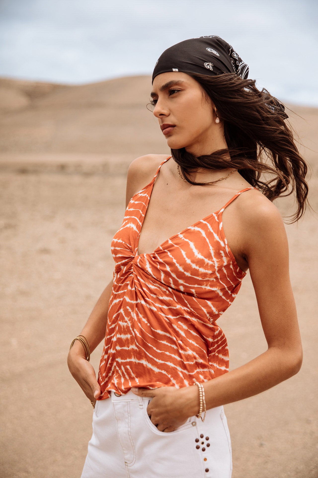 

Top efecto nudo Mujer Treem Deserty tigerly | Freeman T. Porter