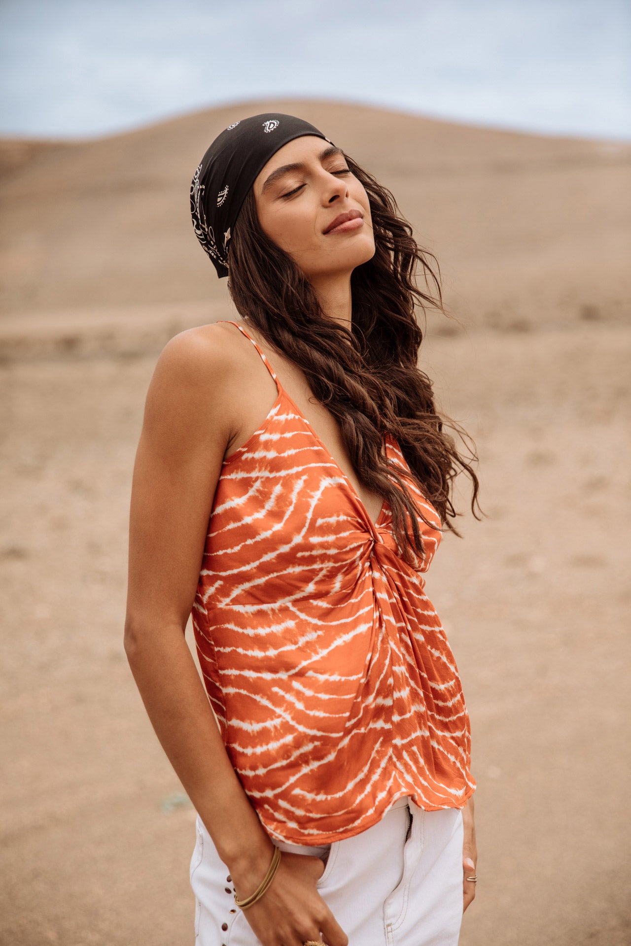 

Top efecto nudo Mujer Treem Deserty tigerly | Freeman T. Porter