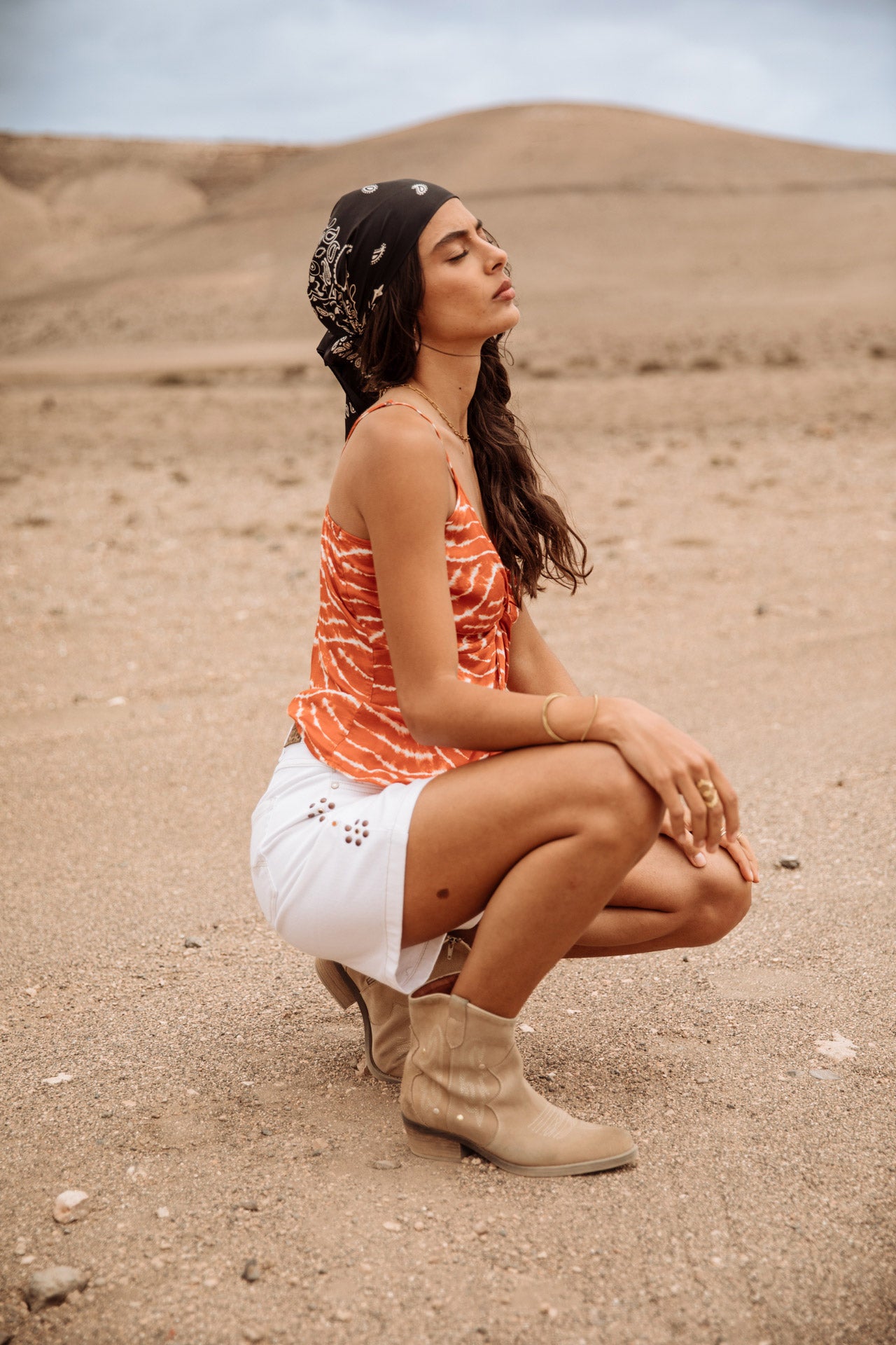 

Top efecto nudo Mujer Treem Deserty tigerly | Freeman T. Porter