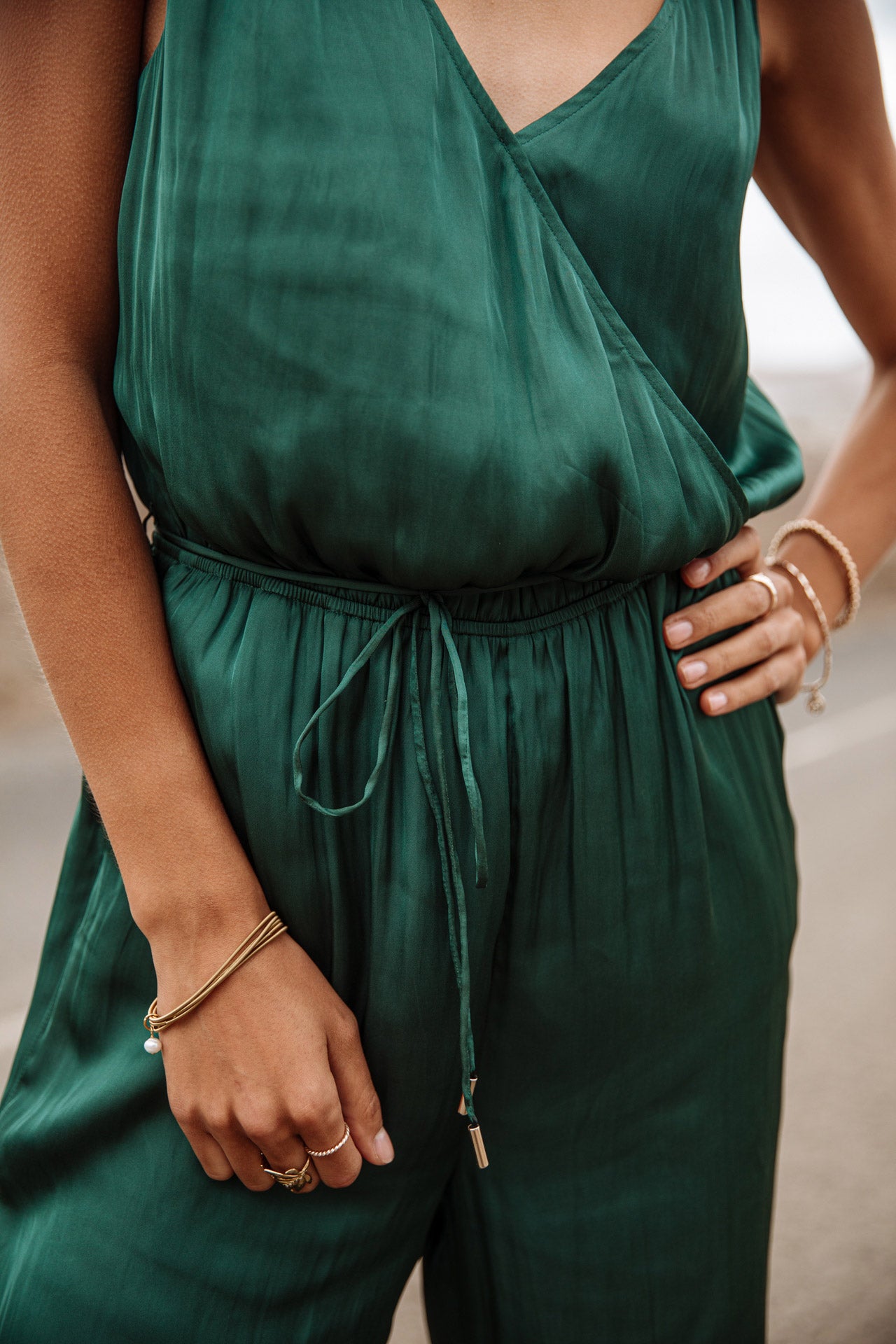 

Combinaison palazzo Femme Carlane Plain Color thyme | Freeman T. Porter