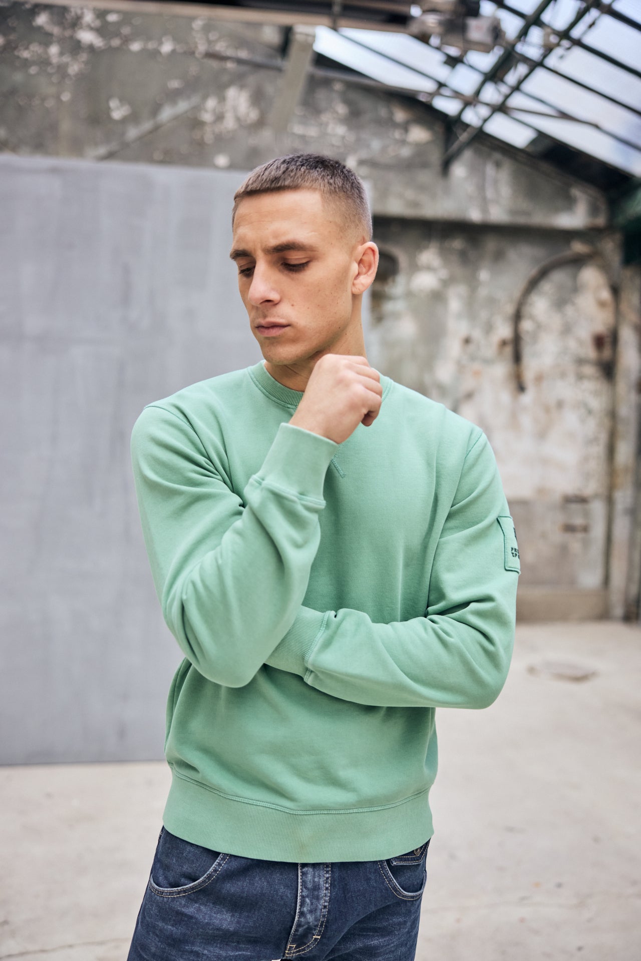 

Sweat col rond Homme Baton Snug feldspar | Freeman T. Porter