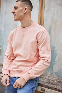 

Sweatshirt mit Rundhalsausschnitt Herren Baton Snug dusty pink | Freeman T. Porter