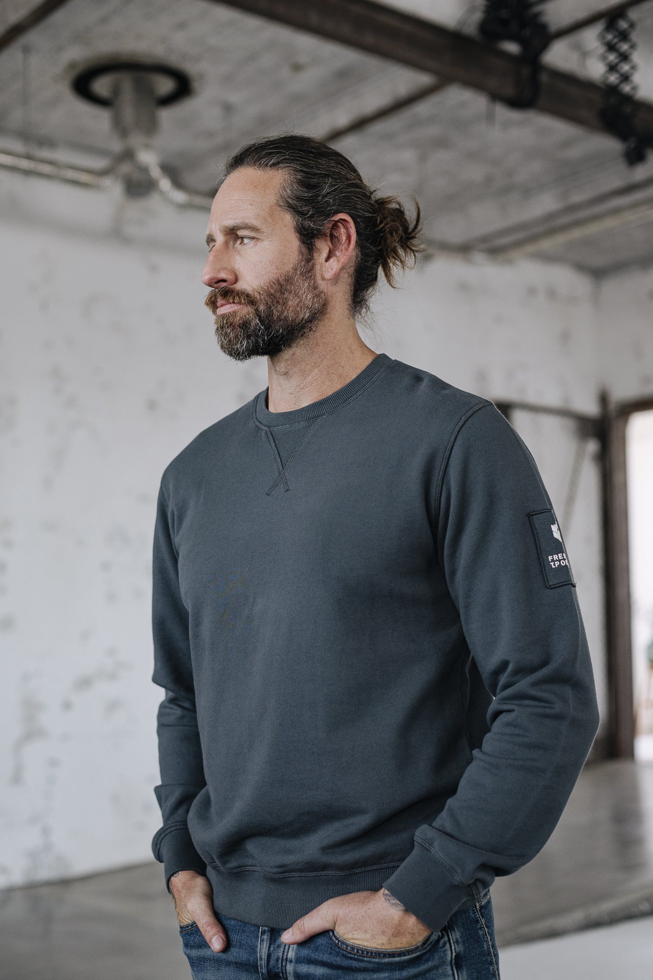 

Crewneck sweatshirt Men Baton Snug anthra | Freeman T. Porter