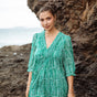 

Robe courte ample Frau Juna Tigrea tropical green | Freeman T. Porter