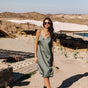 

Robe mi-longue Frau Renelle Dots khaki | Freeman T. Porter