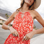 

Strapless dress Woman Raffine Daisy fiesta red | Freeman T. Porter