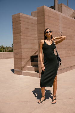 

Knit dress Women Ribea Rib black | Freeman T. Porter