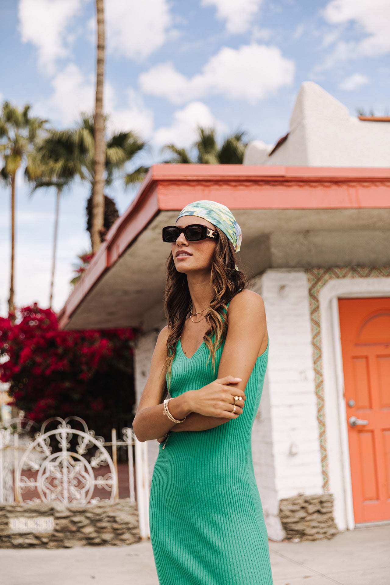 

Midikleid aus Strick Damen Ribea Rib emerald | Freeman T. Porter