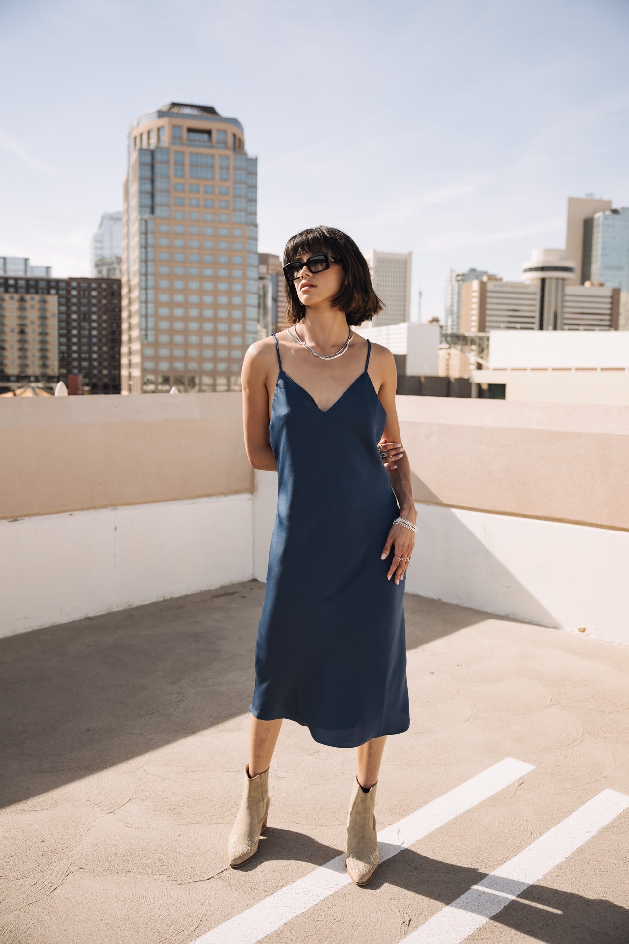 

Negligé-Kleid Frau Rosabella Lace navy | Freeman T. Porter