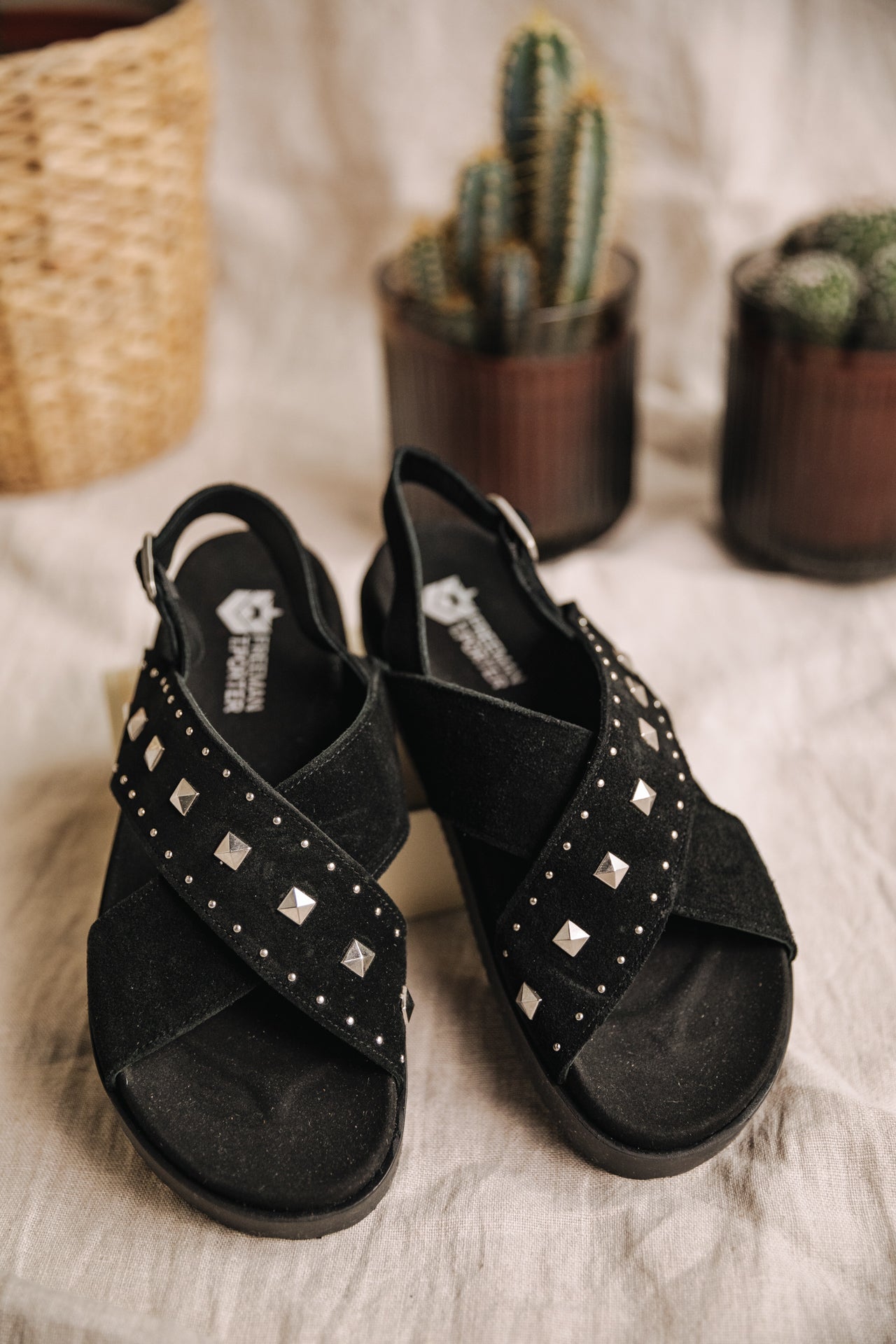 

Sandales Femme Jule Suede black | Freeman T. Porter