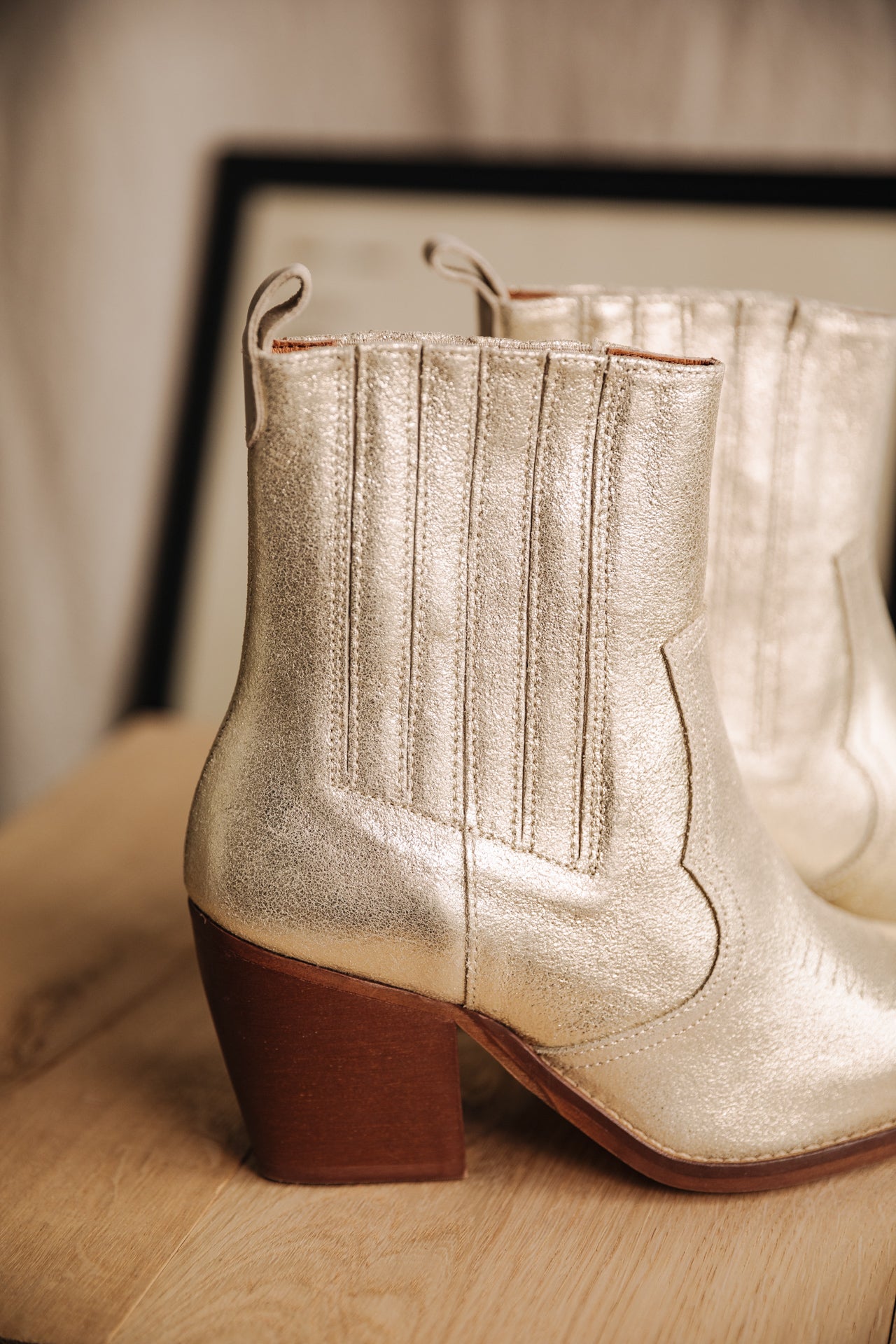 

Boots Femme Teresa Metal gold | Freeman T. Porter