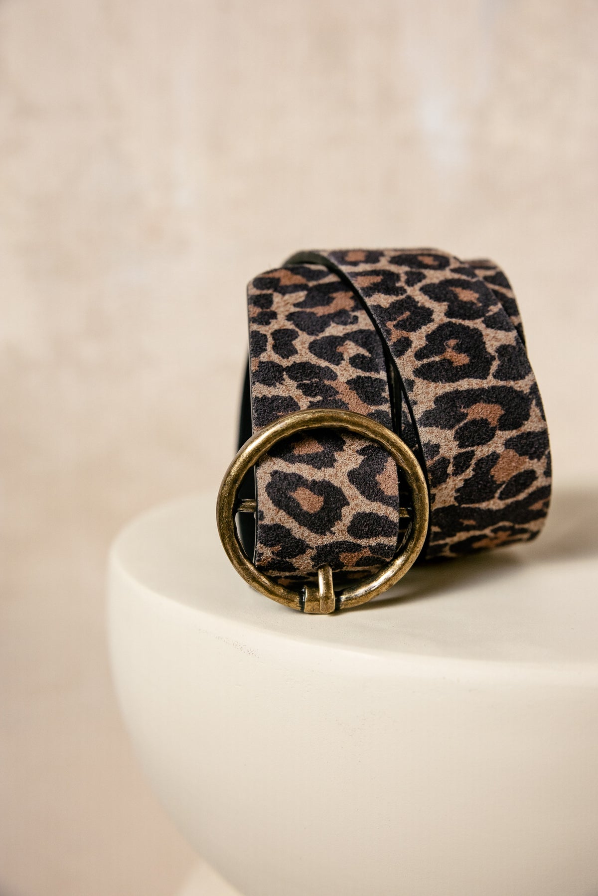 

Cinto de pele Mulher Angelisa Leo latte | Freeman T. Porter