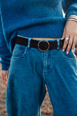

Leren riem Dames Angelisa Leo coffee | Freeman T. Porter