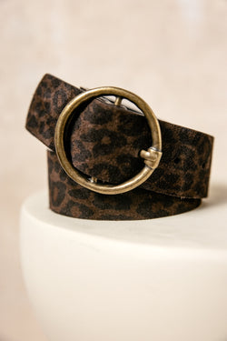 

Leather belt Women Angelisa Leo coffee | Freeman T. Porter