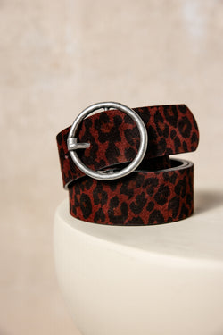 

Leather belt Women Angelisa Leo ruby | Freeman T. Porter