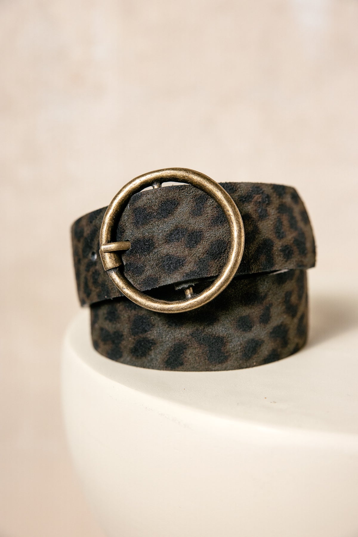 

Leren riem Dames Angelisa Leo khaki | Freeman T. Porter