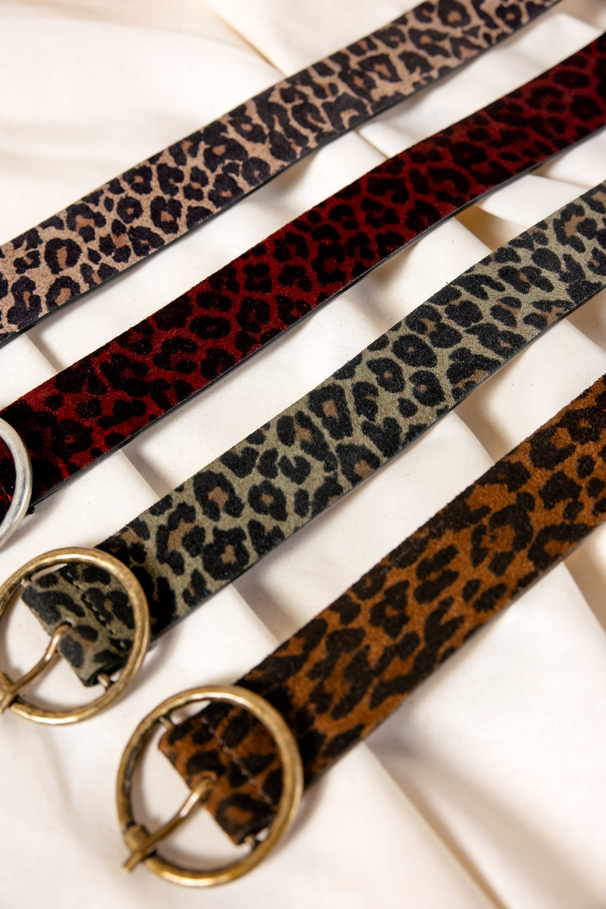 

Leather belt Women Angelisa Leo coffee | Freeman T. Porter