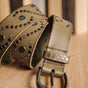 

Leather belt Woman Serra khaki | Freeman T. Porter
