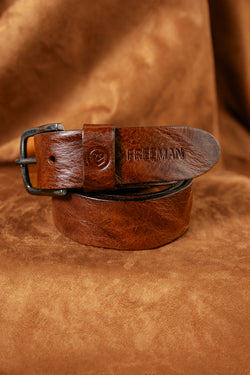 

Ledergürtel Herren Agust brown | Freeman T. Porter