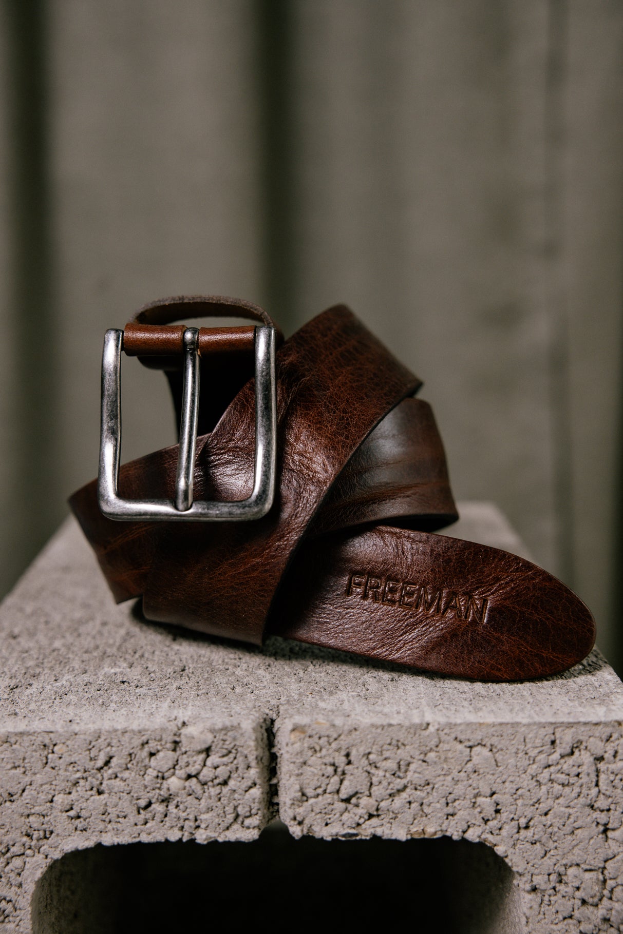 
              

Cinturón de cuero Hombres Agust brown | Freeman T. Porter
            