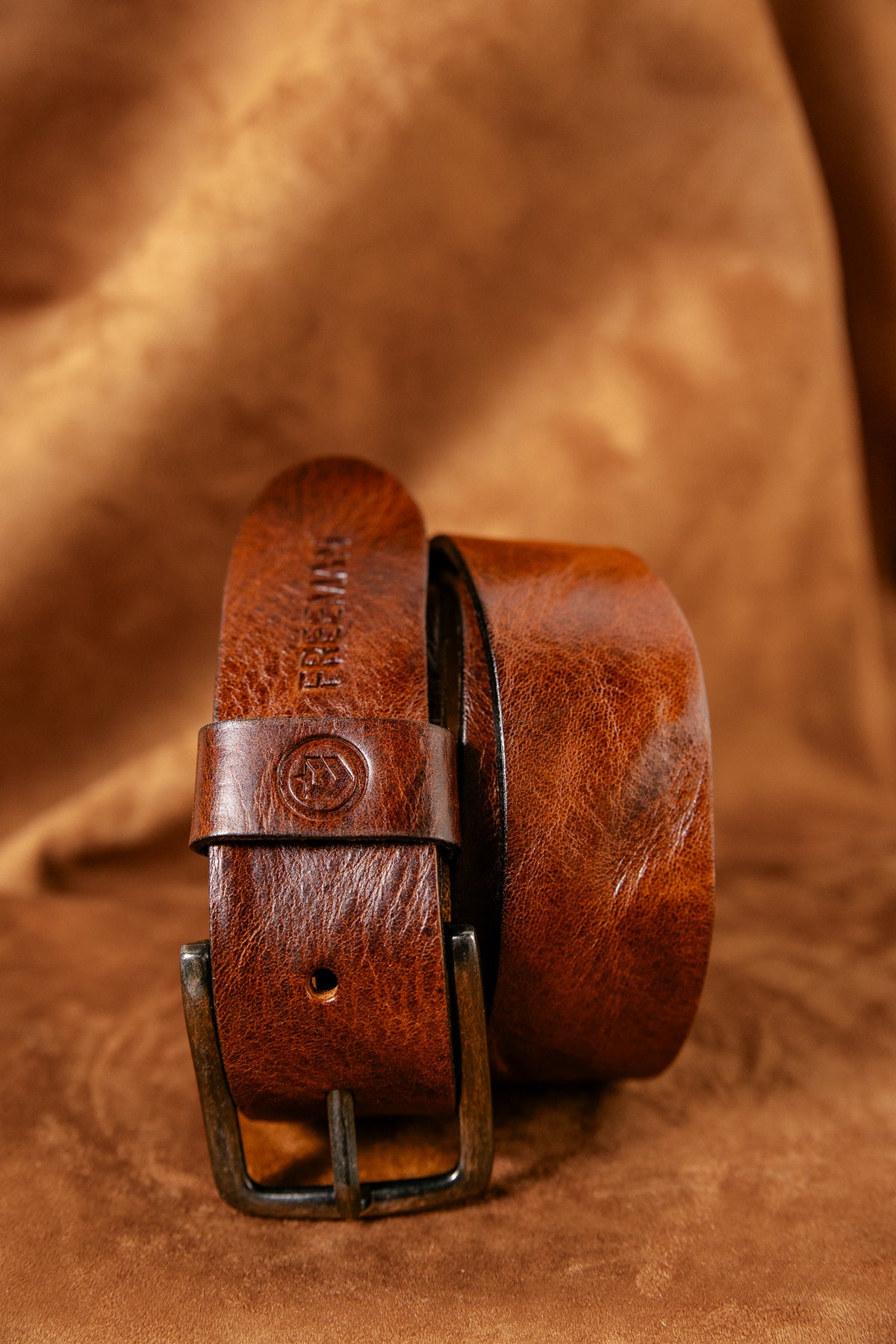 

Ledergürtel Herren Agust brown | Freeman T. Porter