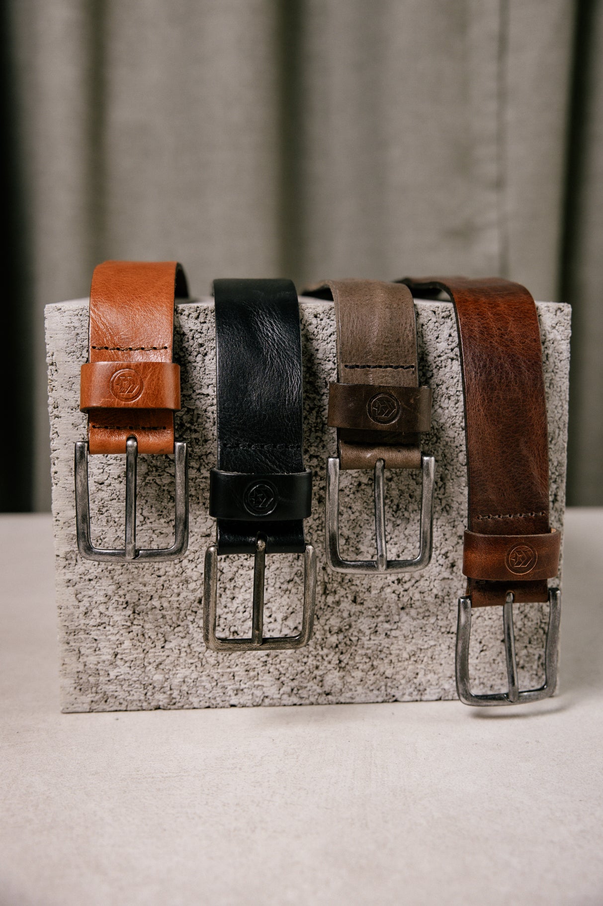 

Ceinture en cuir Homme Agust brown | Freeman T. Porter