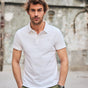 

Besticktes Poloshirt Mann Tadley Icon white | Freeman T. Porter