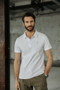 

Embroidered polo shirt Men Tadley Icon white | Freeman T. Porter