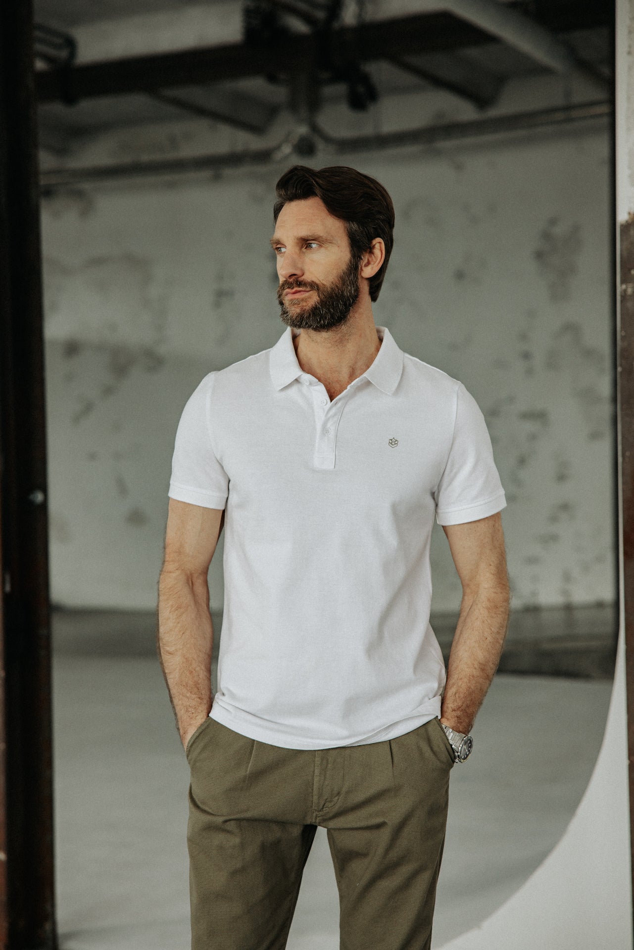 

Polo brodé Homme Tadley Icon white | Freeman T. Porter
