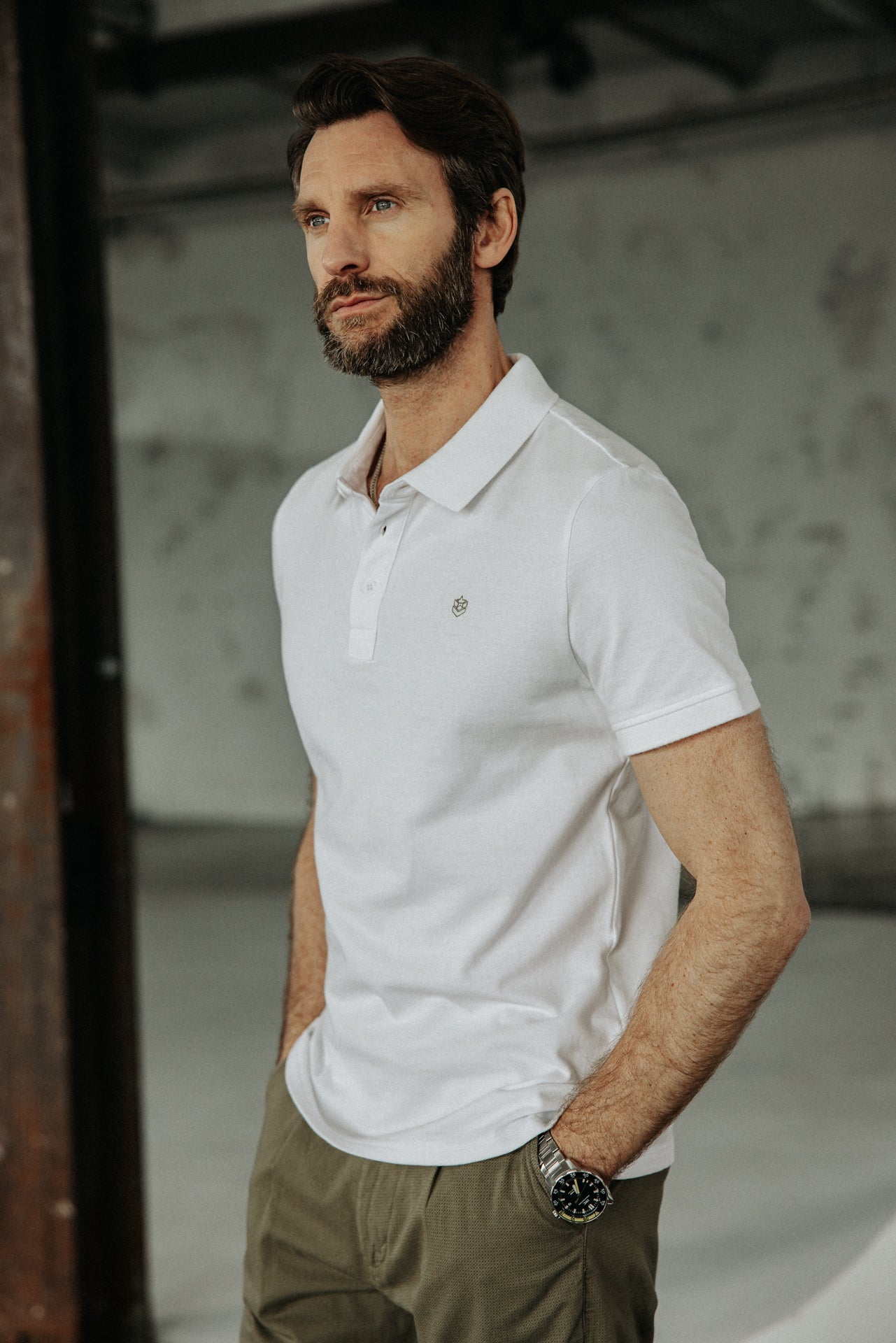 

Polo brodé Homme Tadley Icon white | Freeman T. Porter