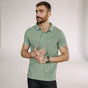 

Besticktes Poloshirt Mann Tadley Icon foliage green | Freeman T. Porter