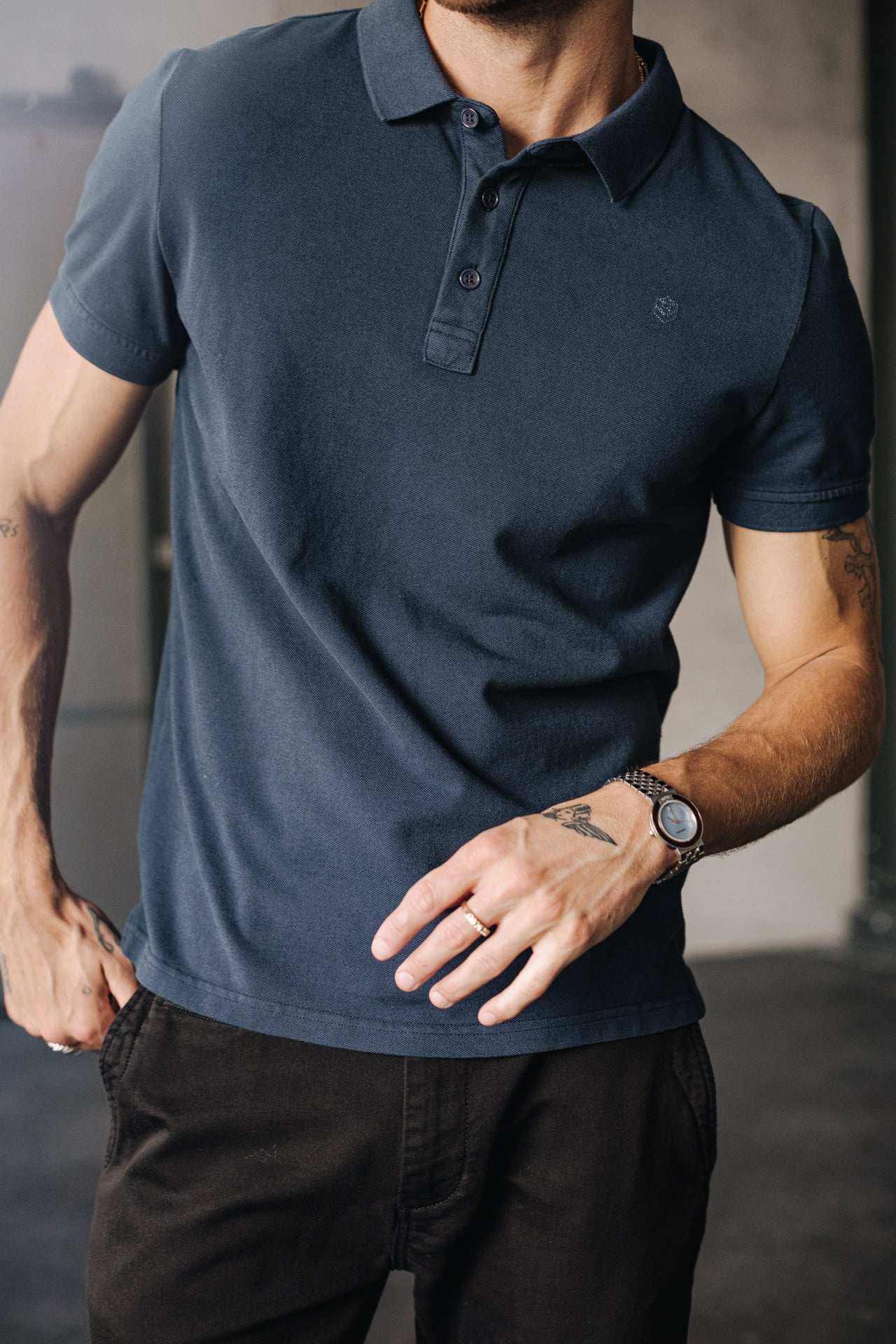 

Polo brodé Homme Tadley Icon navy | Freeman T. Porter