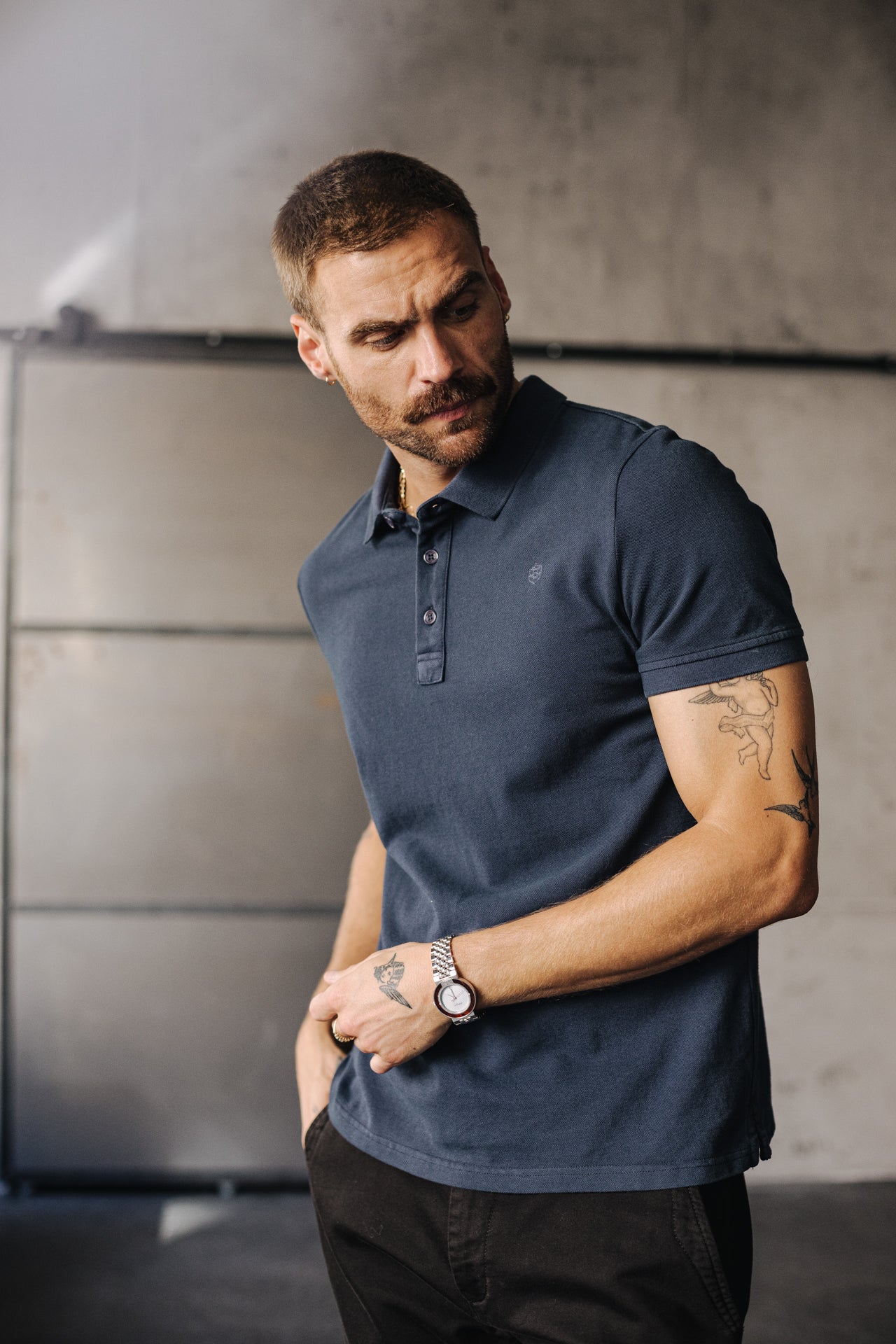 

Polo bordado Hombre Tadley Icon navy | Freeman T. Porter