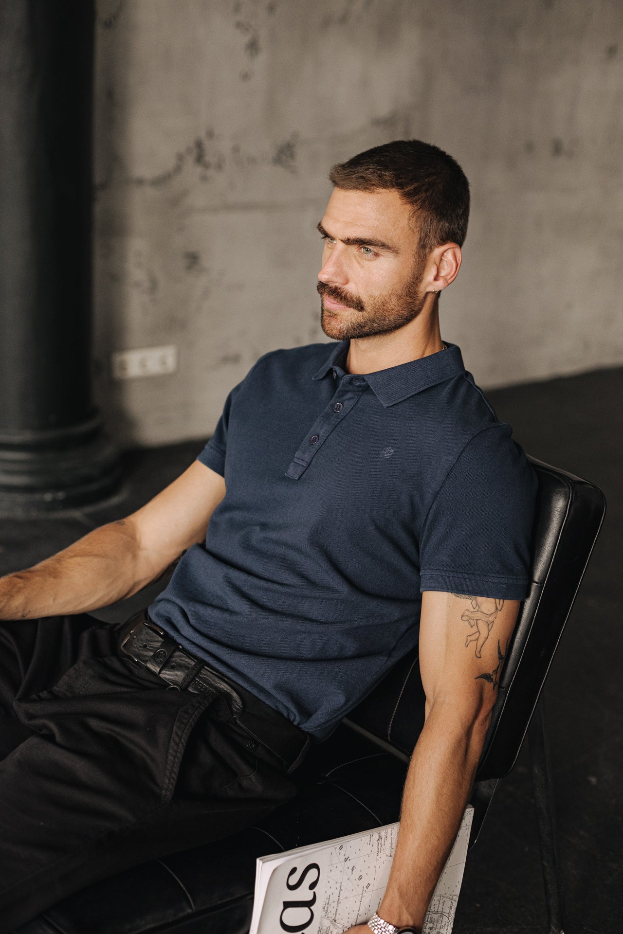 

Polo brodé Homme Tadley Icon navy | Freeman T. Porter