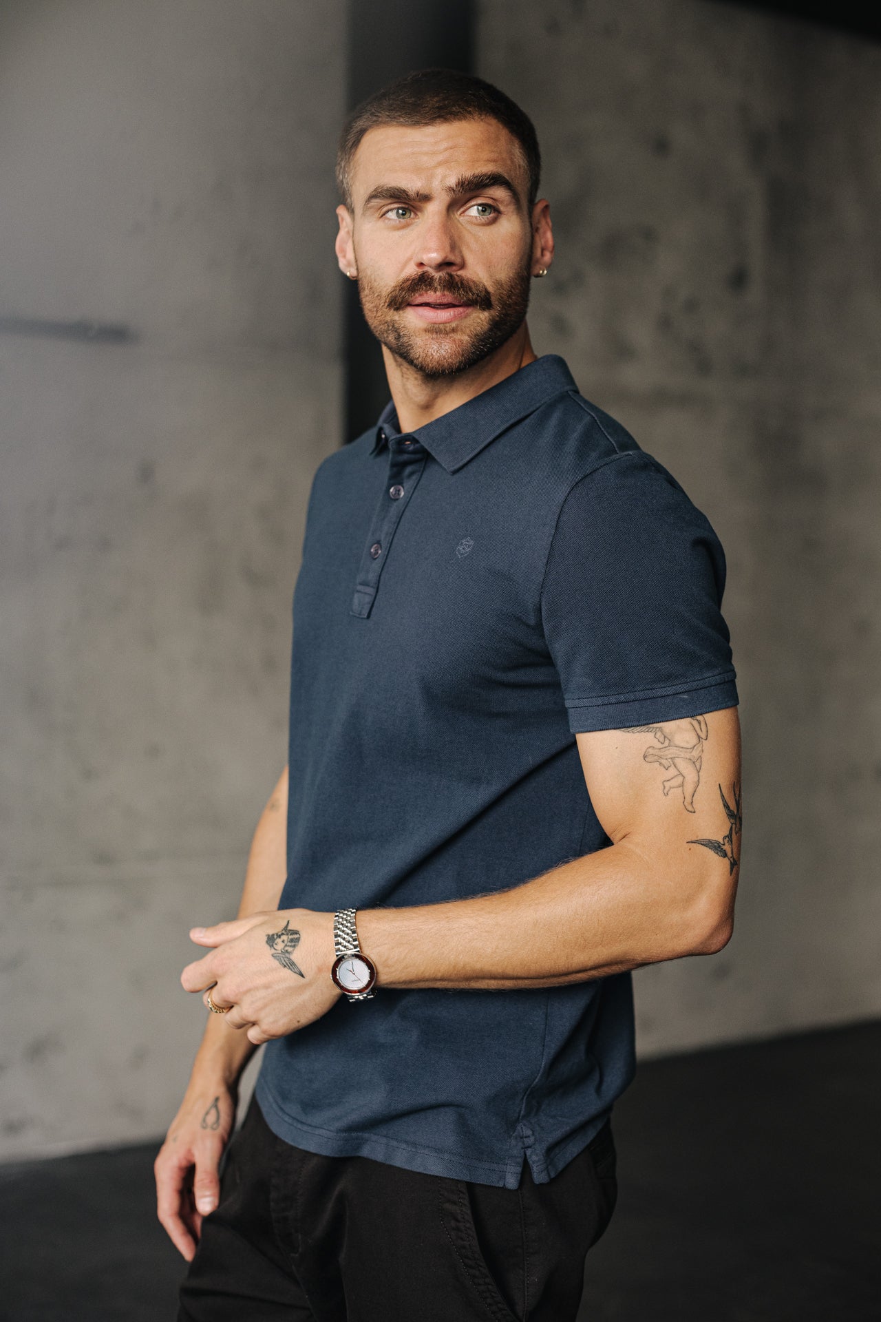 

Polo brodé Homme Tadley Icon navy | Freeman T. Porter