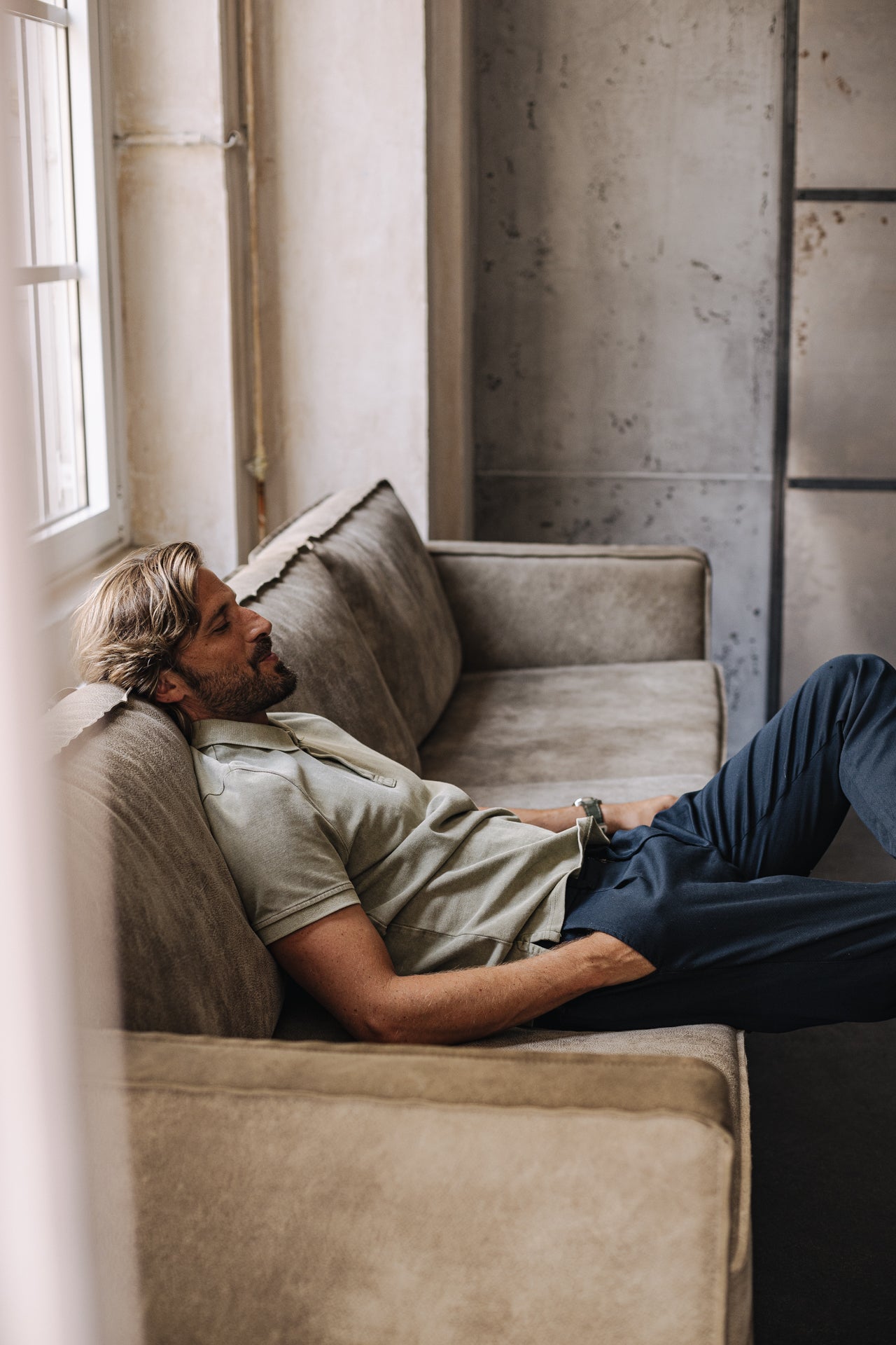 

Polo brodé Homme Tadley Icon dusky green | Freeman T. Porter