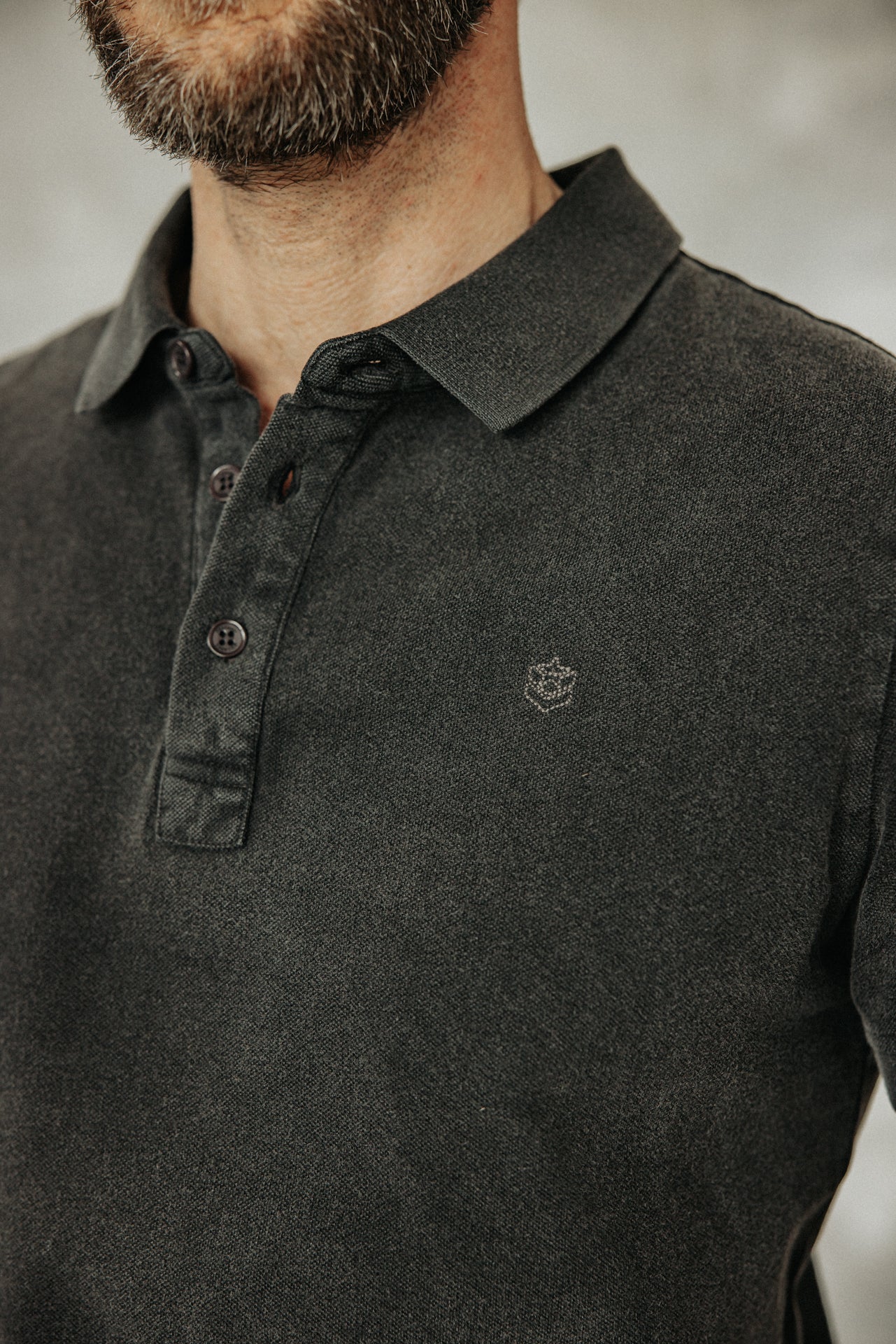 

Polo brodé Homme Tadley Icon anthra | Freeman T. Porter