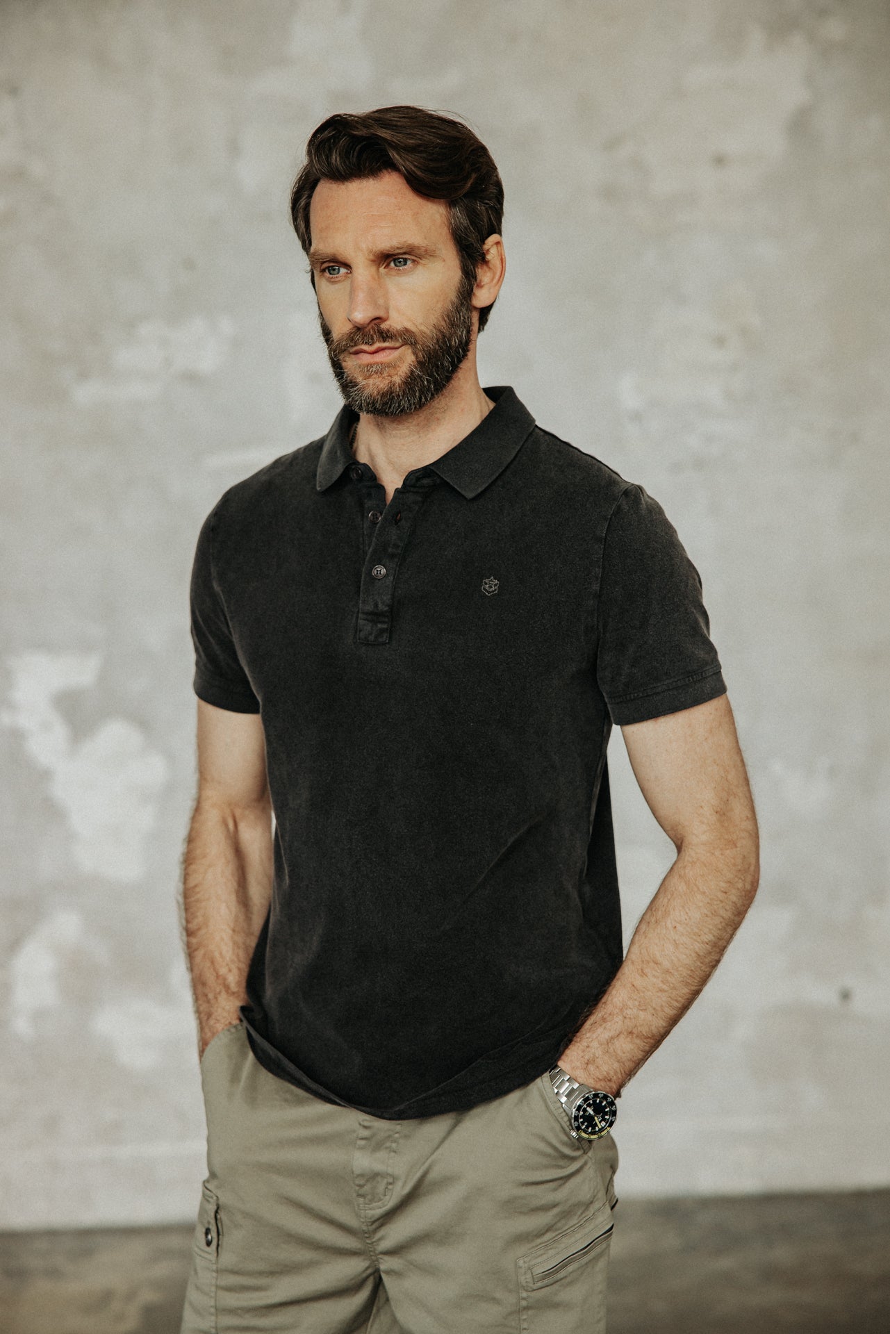 

Polo brodé Homme Tadley Icon anthra | Freeman T. Porter