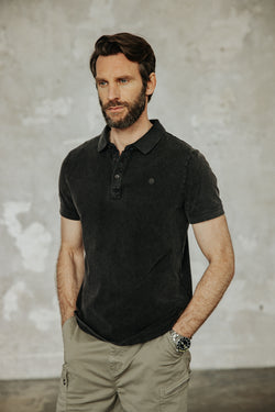 

Embroidered polo shirt Men Tadley Icon anthra | Freeman T. Porter