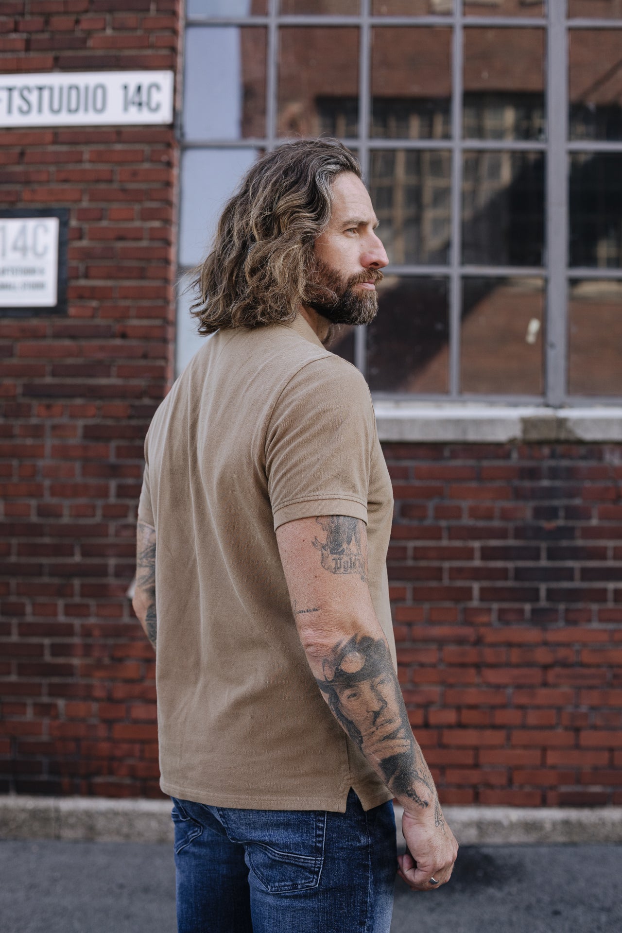 

Besticktes Poloshirt Herren Tadley Icon rubber | Freeman T. Porter