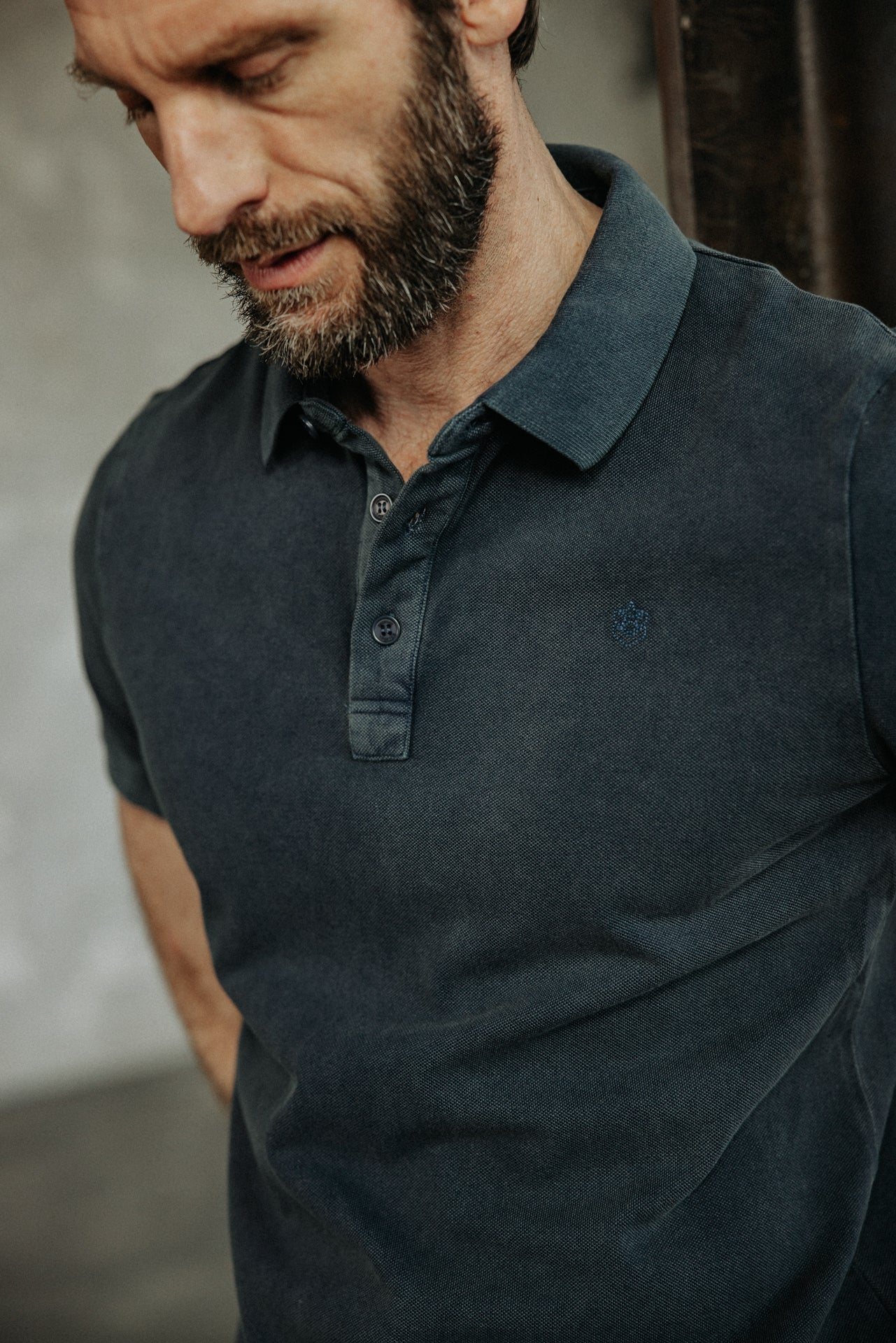 

Embroidered polo Men Tadley Icon peacoat | Freeman T. Porter