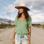 

T-Shirt manches courtes Frau Tobby Fancy loden frost | Freeman T. Porter