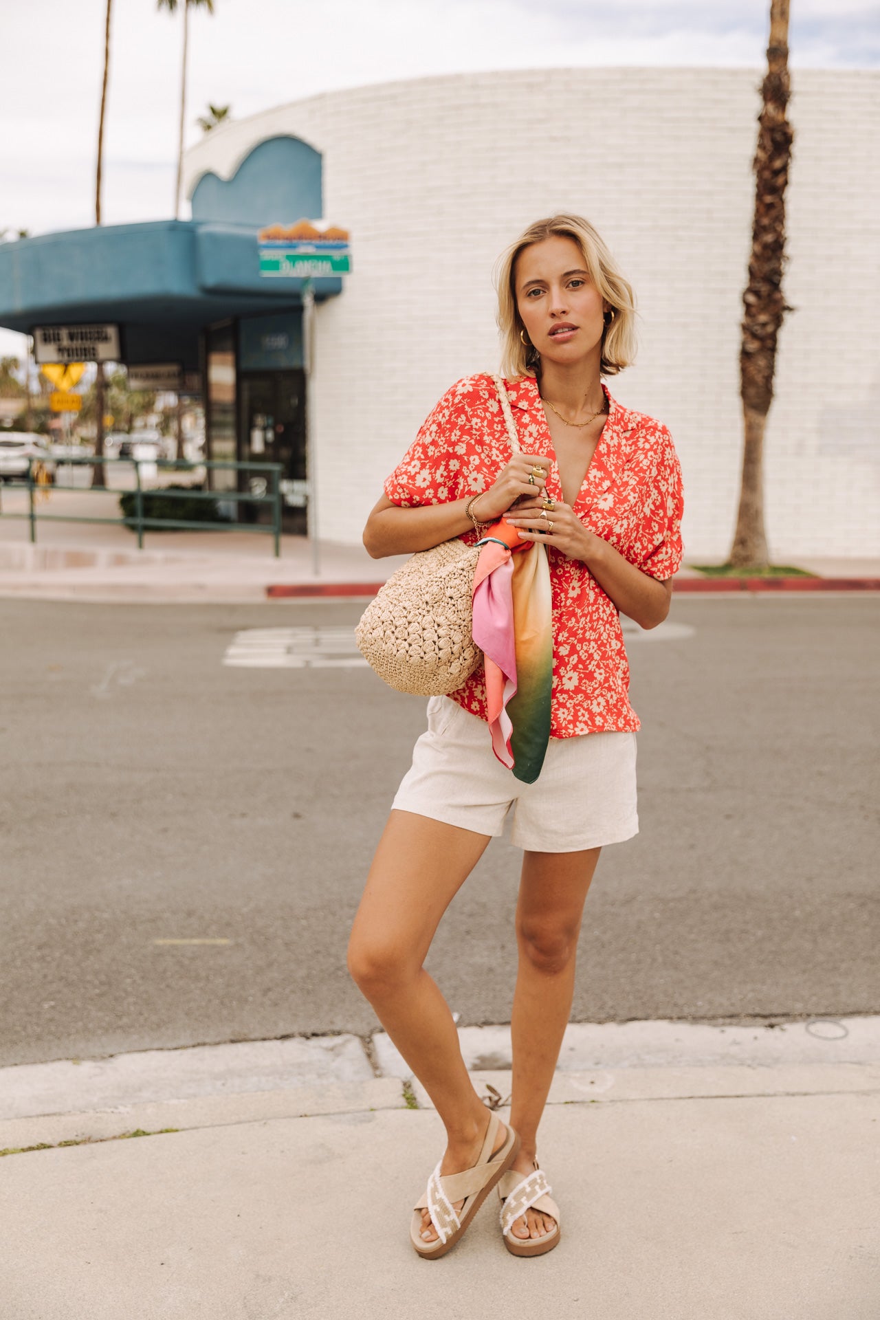 

Chemise fleurie Femme Wina Daisy fiesta red | Freeman T. Porter
