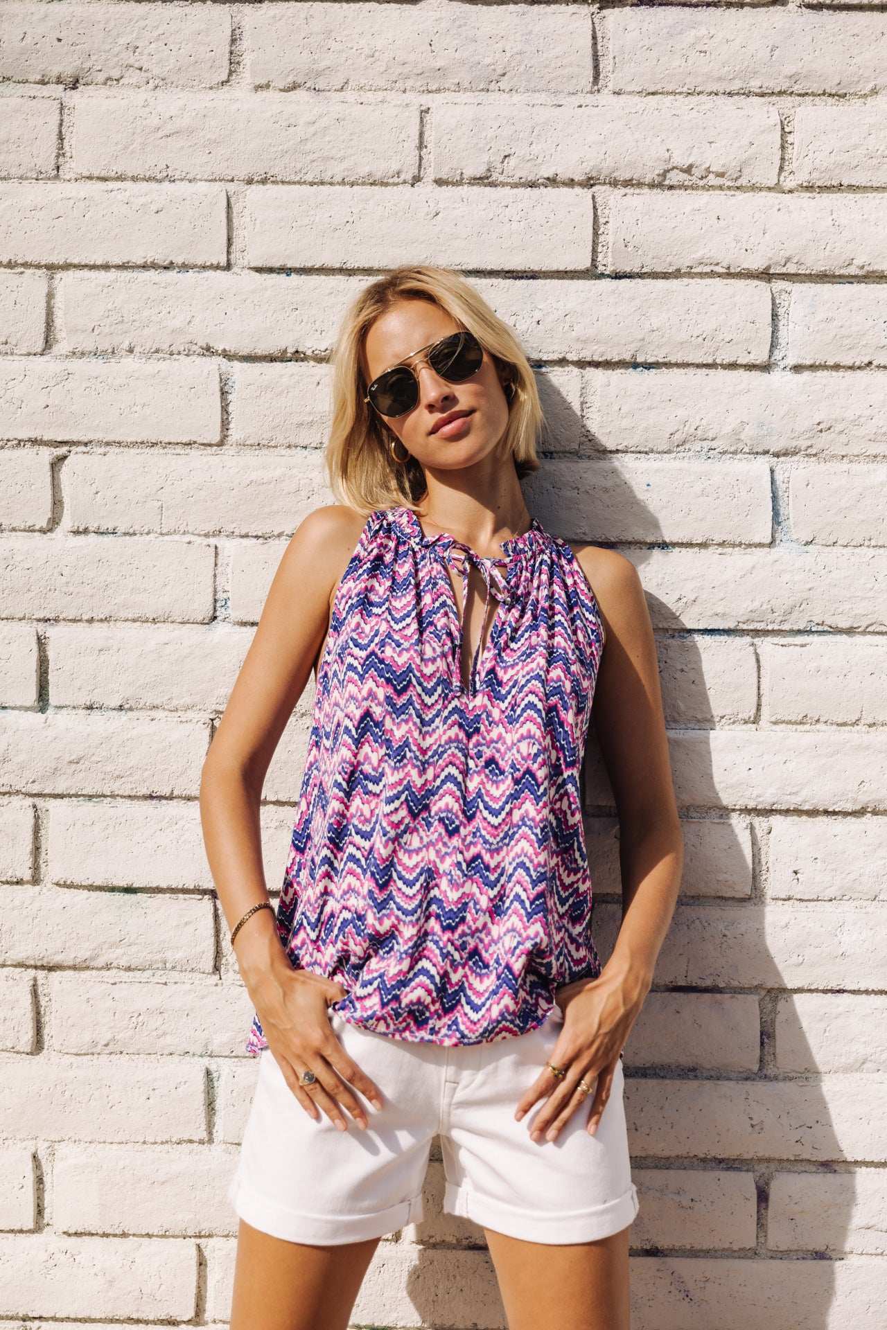 
              

Loose top Woman Nell Etnico blue | Freeman T. Porter
            