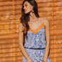 

Top bretelles Mujer Selia Zebrure dazzling blue | Freeman T. Porter