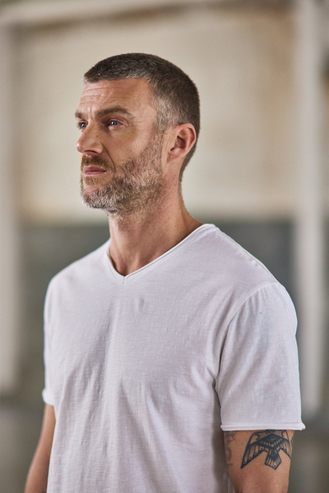

T-shirt en jersey flammé Hombres Leandro Kansas bright white | Freeman T. Porter