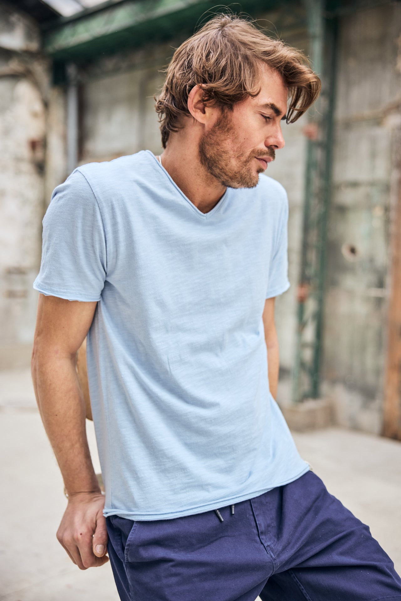 

Camiseta Hombres Leandro Kansas blue sky | Freeman T. Porter