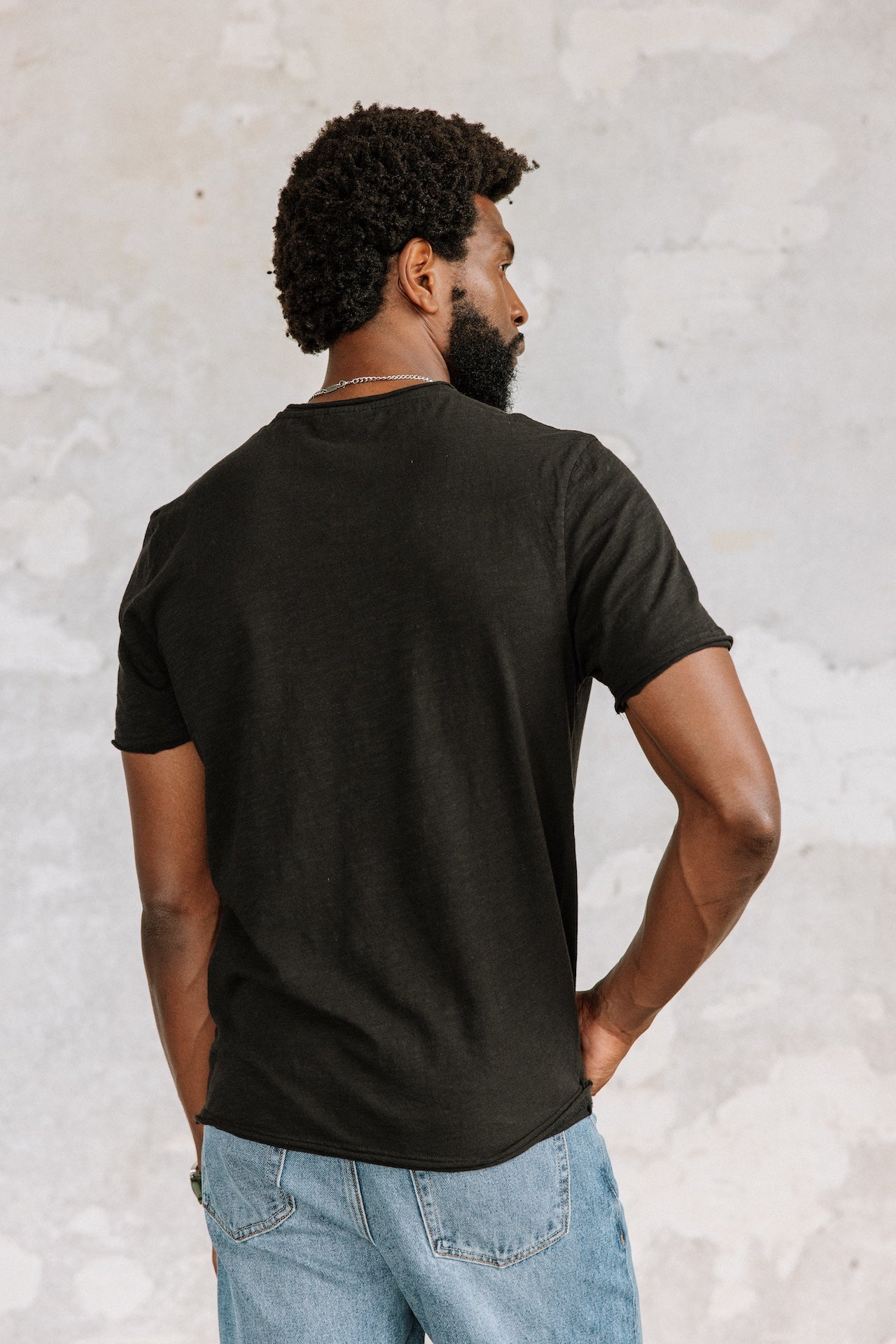 

T-shirt en jersey flammé Men Leandro Kansas pirate black | Freeman T. Porter