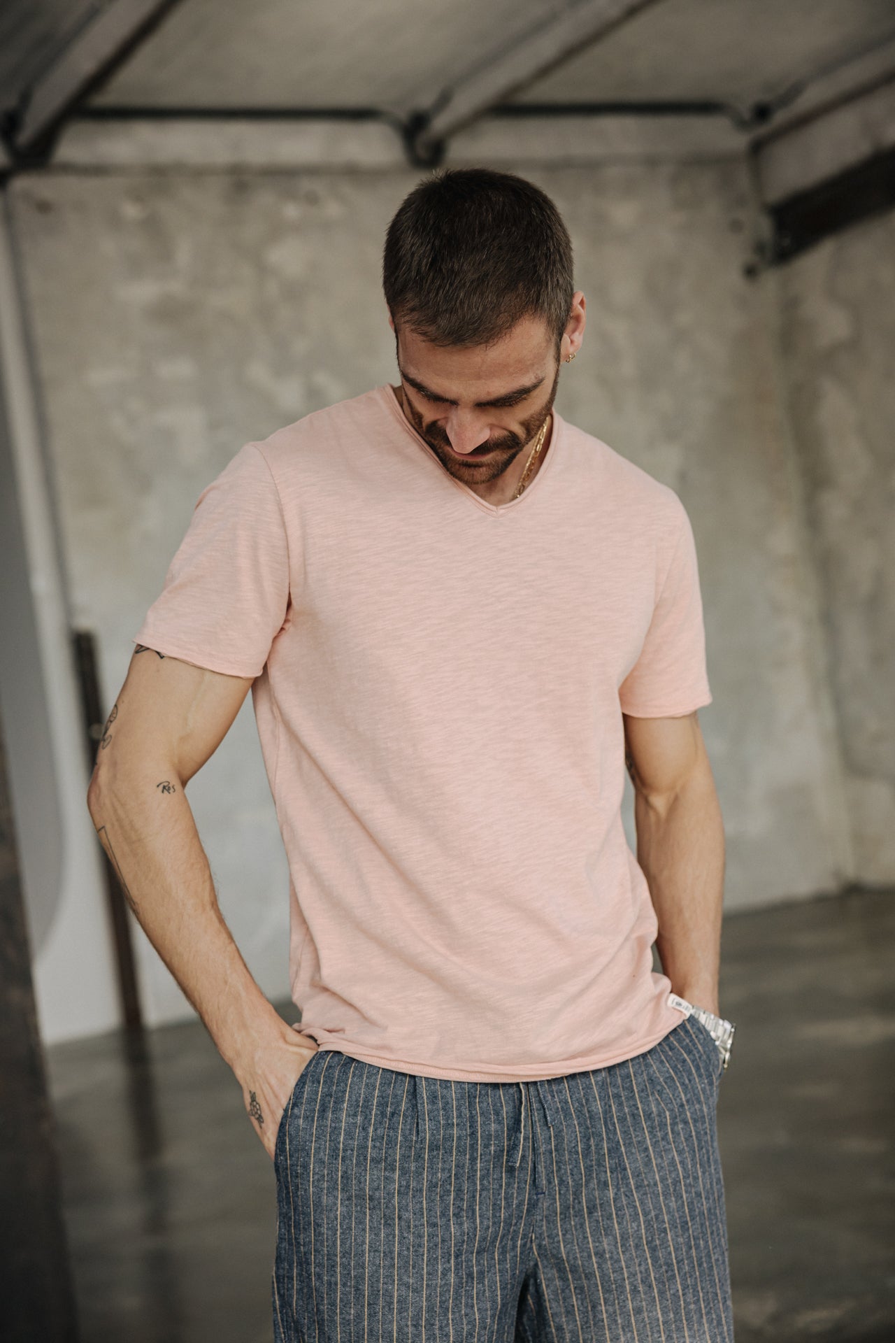 

T-shirt Men Leandro Kansas dusty pink | Freeman T. Porter