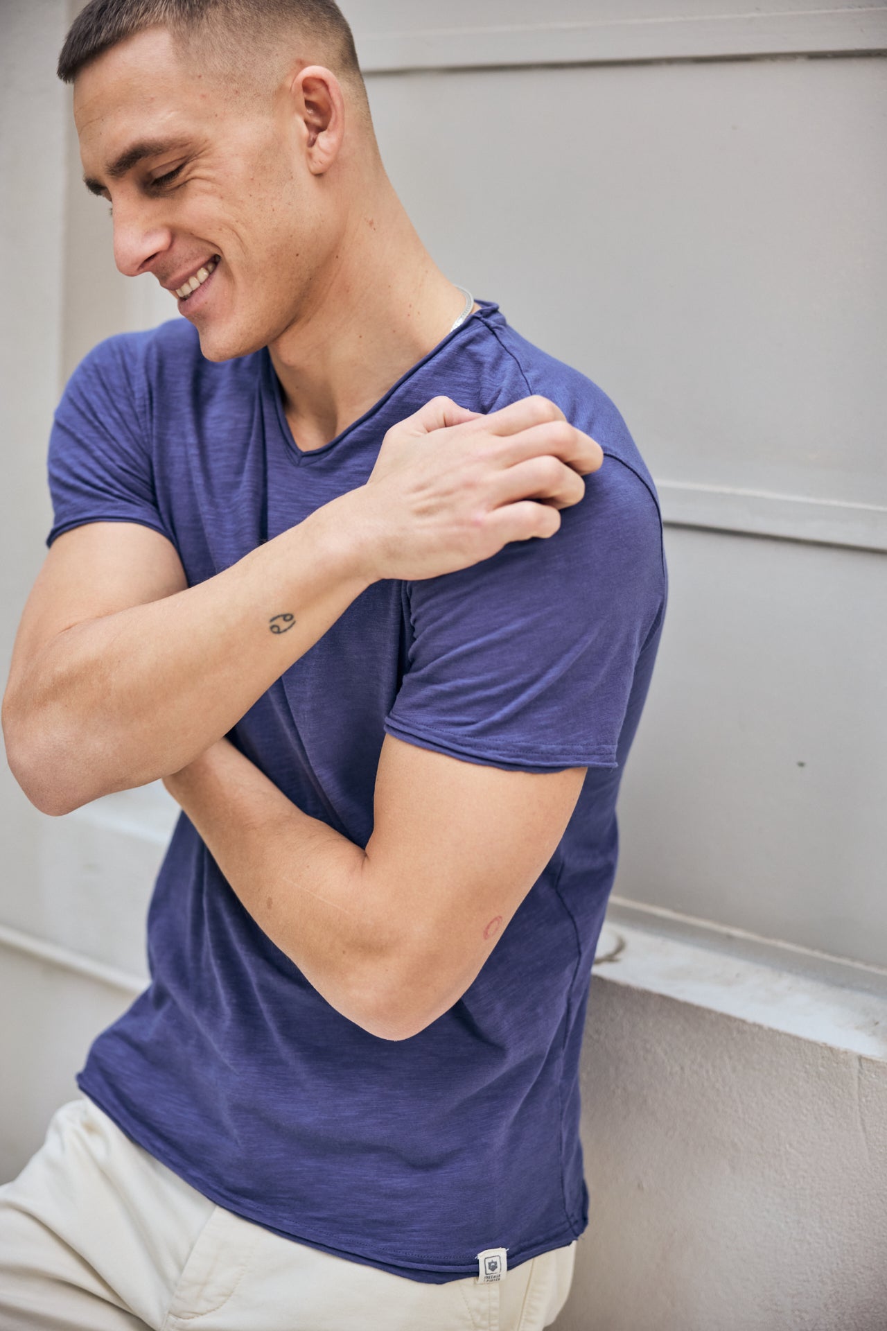 

T-shirt Homme Leandro Kansas vintage indigo | Freeman T. Porter